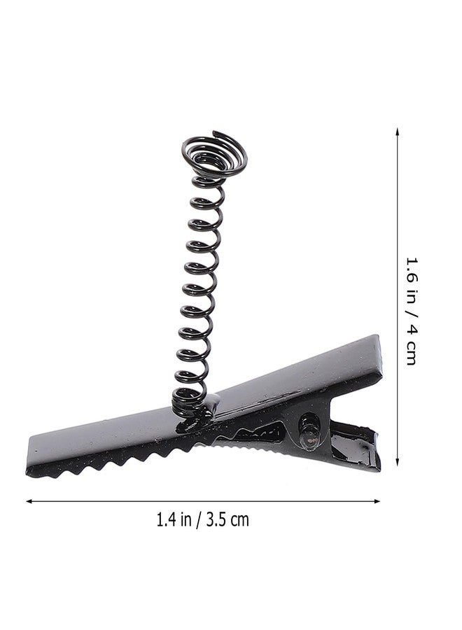 HEALEEP 200pcs Metal Duck Bill Sprouts Hair Clips: DIY Hairpins Spring Coil Spring Barrettes for Hair Styling Home Party Handmade Craft Accessories - Image 4